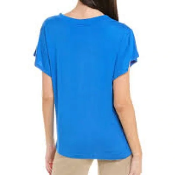 Cabi Flutter Tee #6132 Blue - Picture 3 of 7